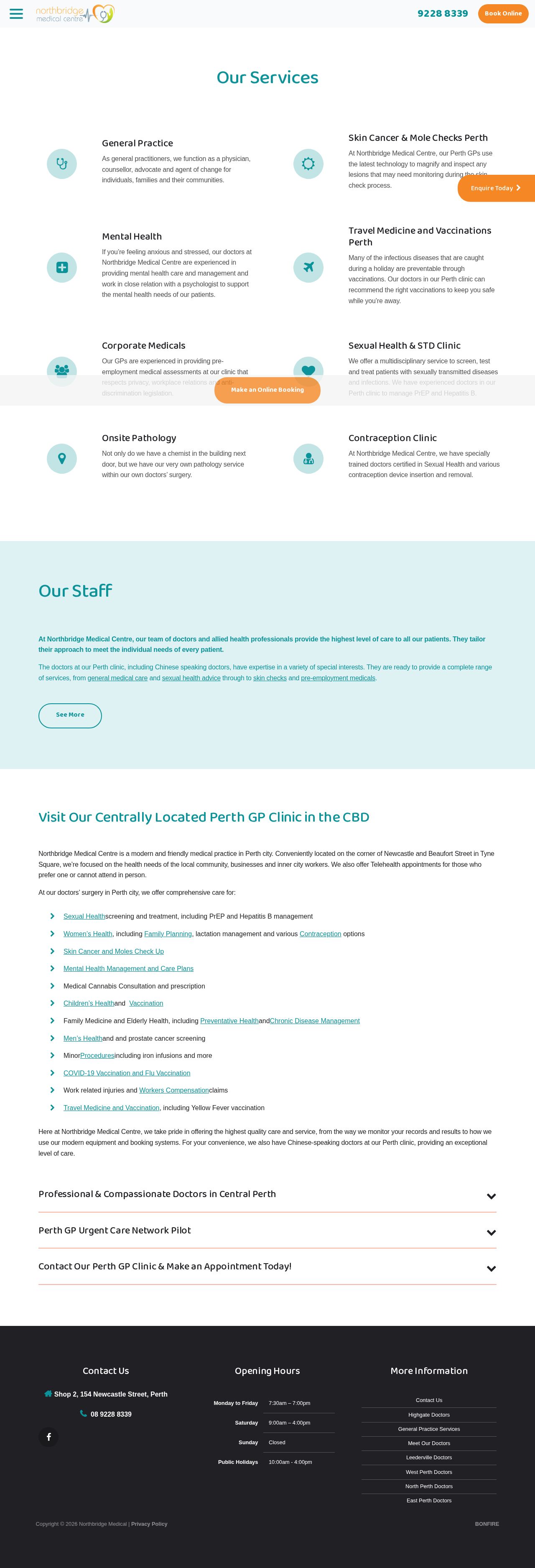 Northbridge Medical Centre website