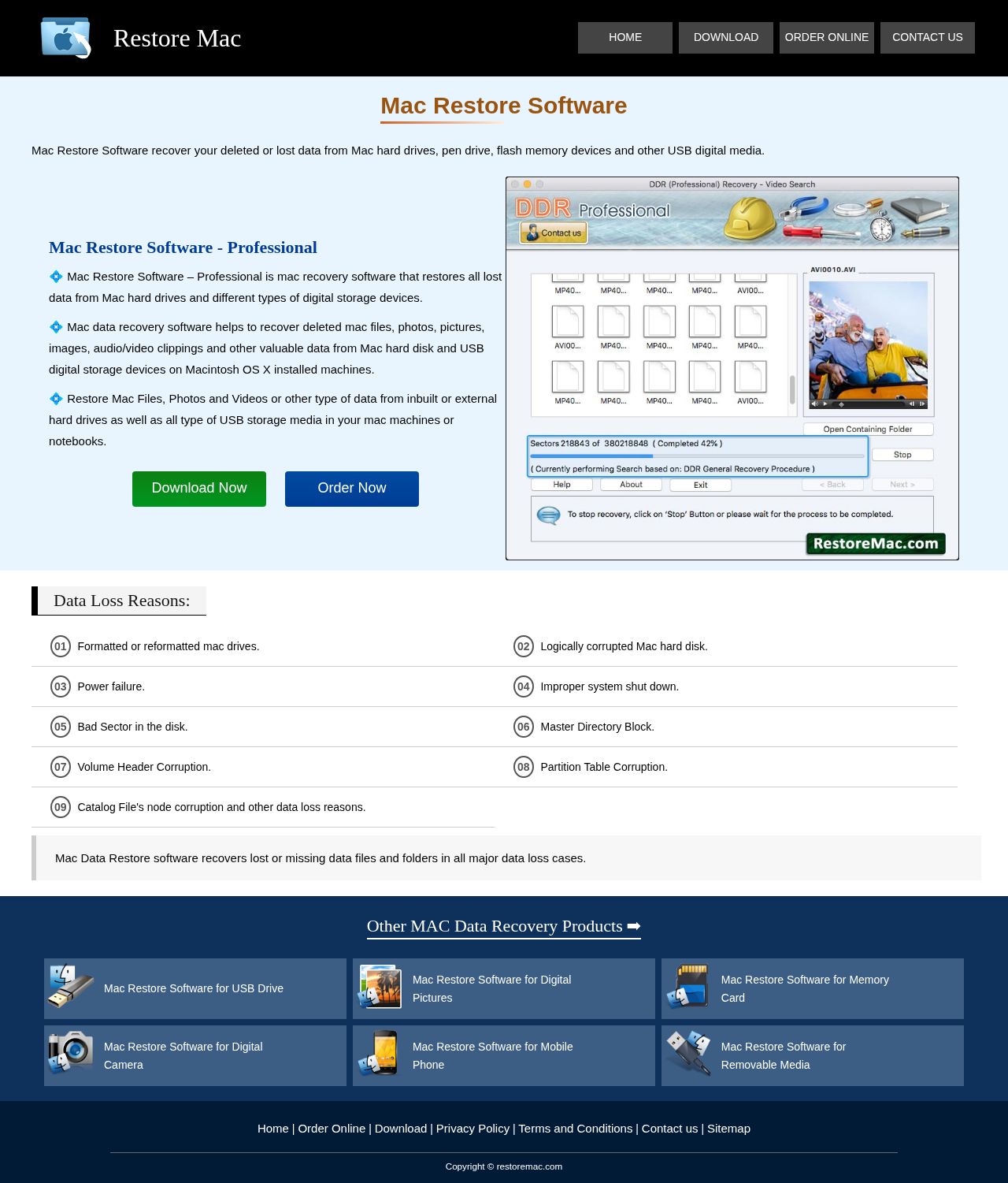 restore mac book website