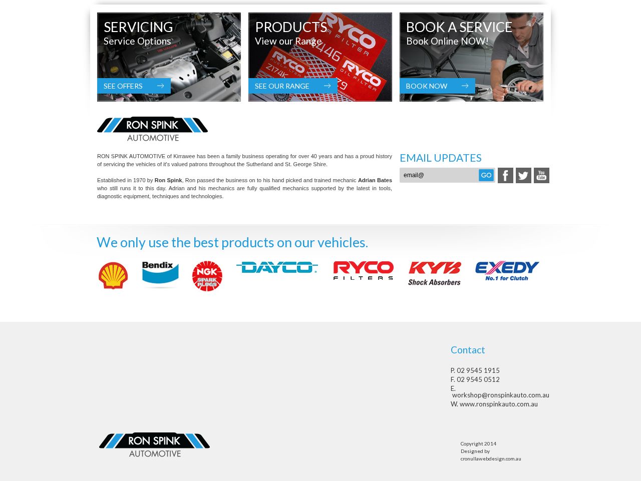 Ron Spink Automotive website