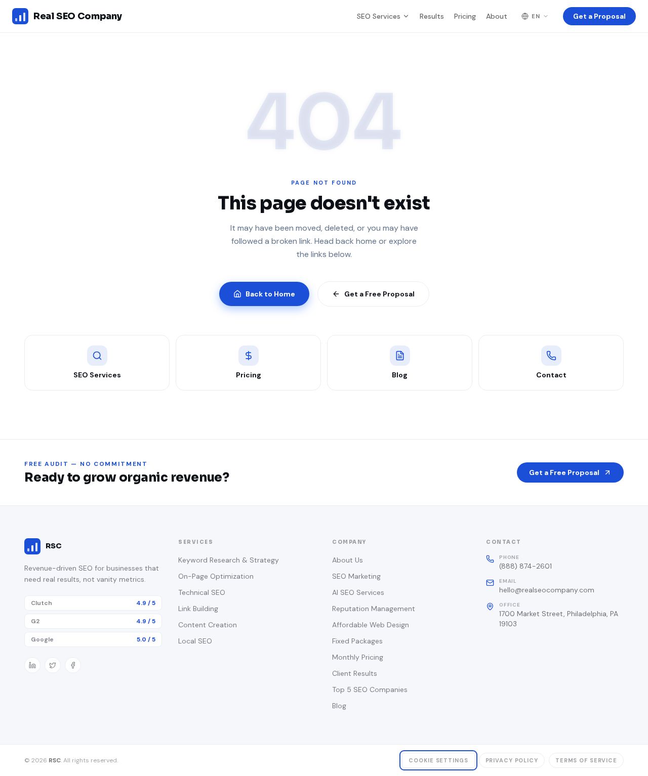 Perth SEO Company website