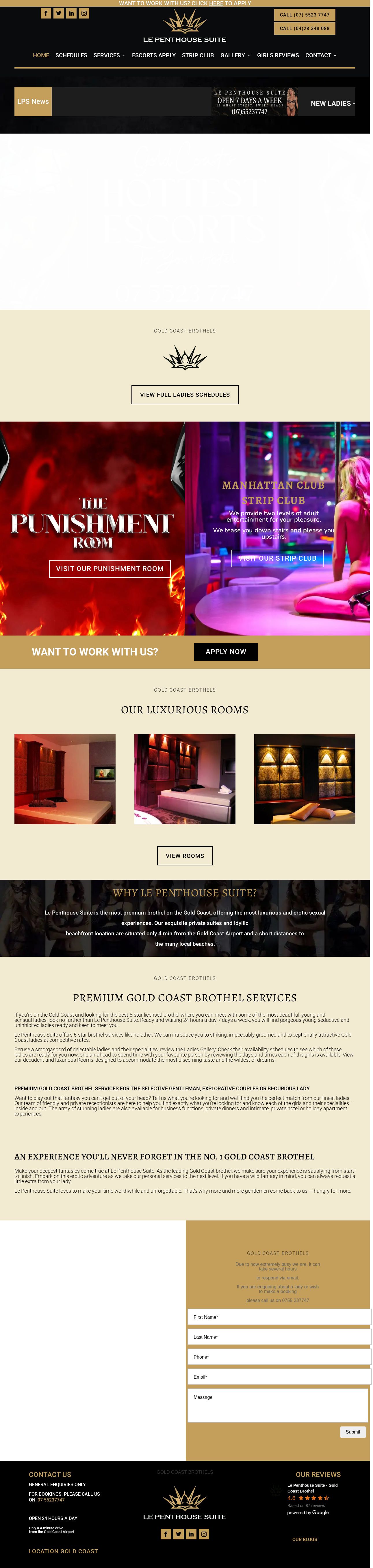 Premium Adult Concepts website