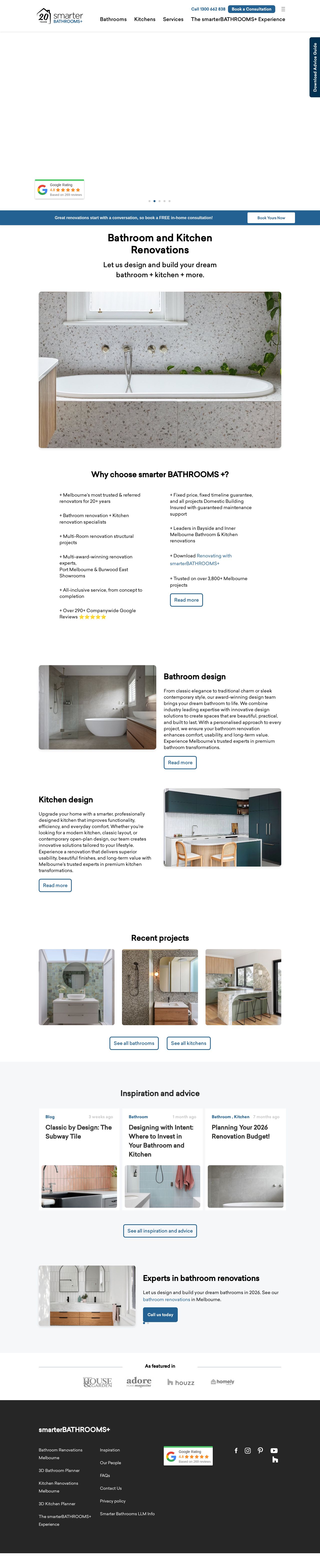 Smarter Bathrooms website