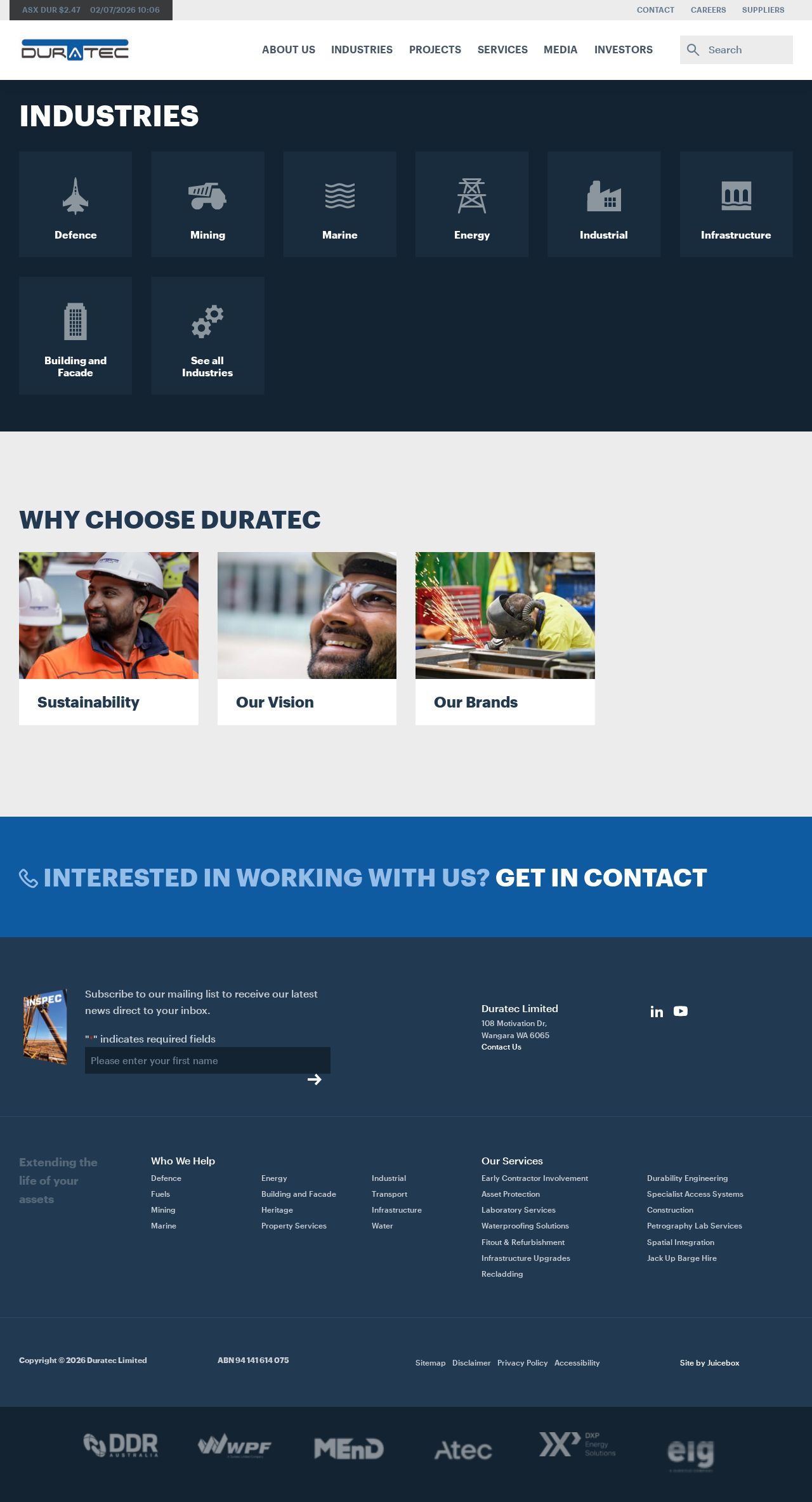 DAWSON MEDIA PTY LTD website