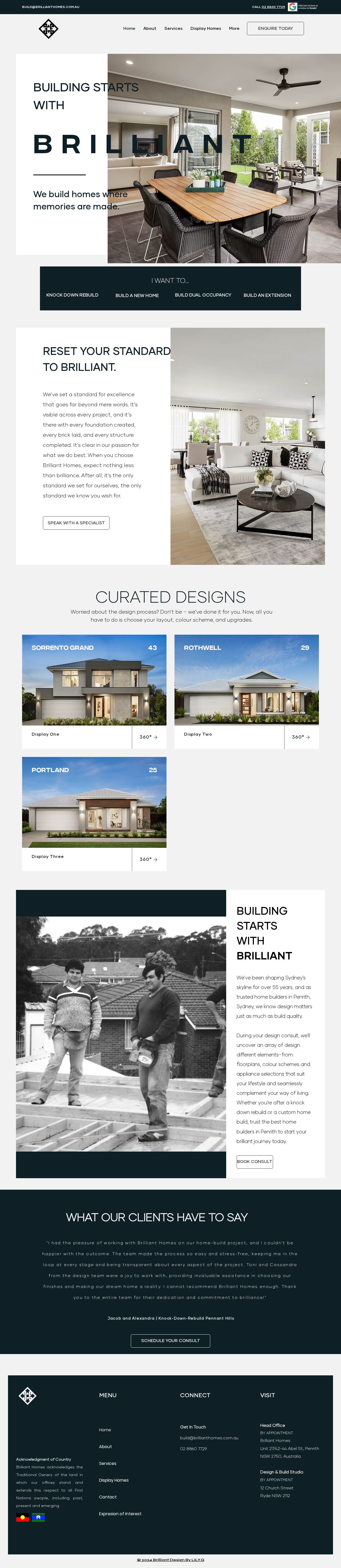 New Homes - New Home Builders website