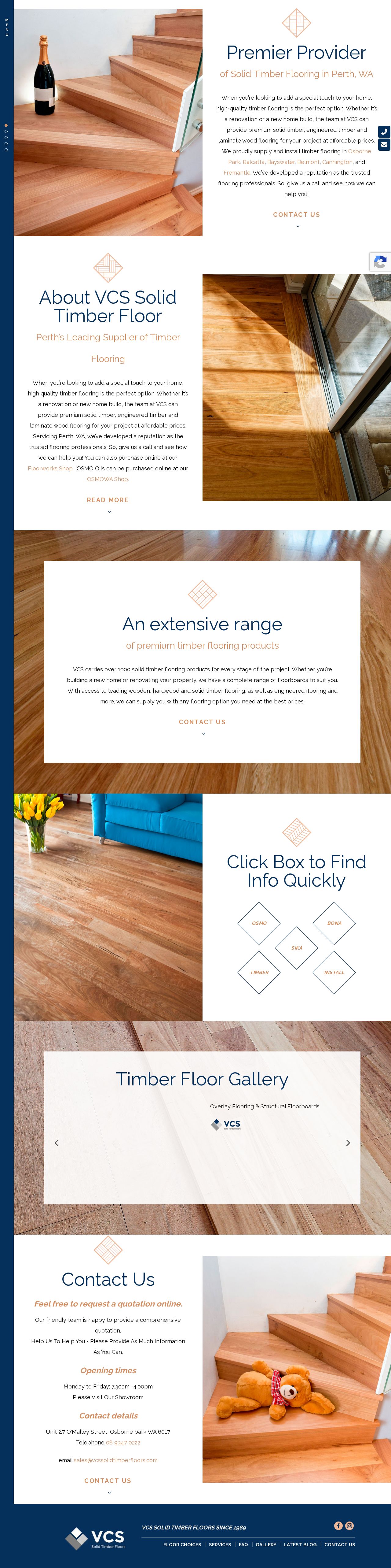 VCS Products Pty Ltd website