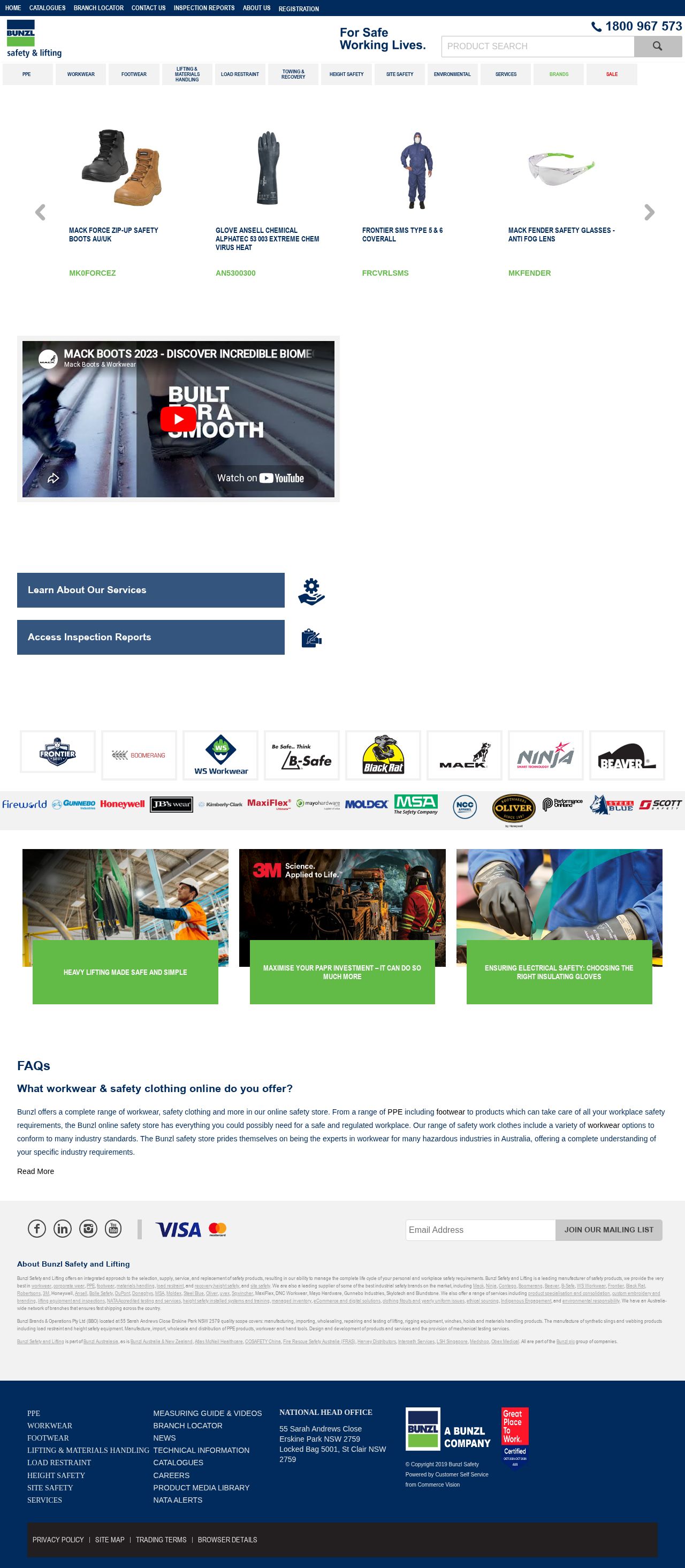 Worksense Workwear website