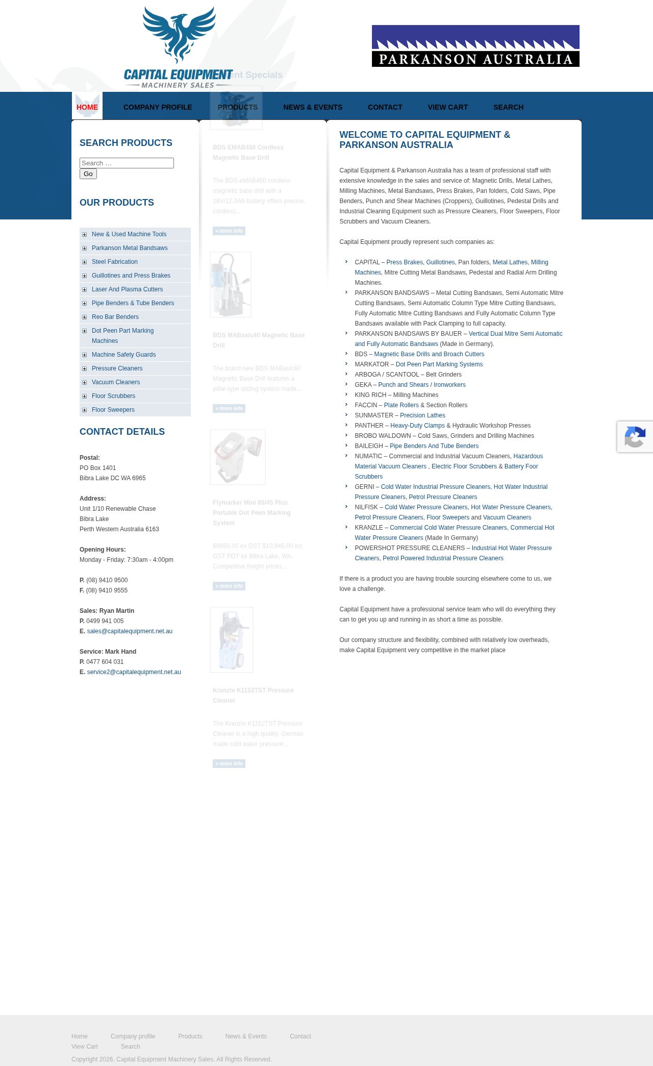 Industrial Cleaning website