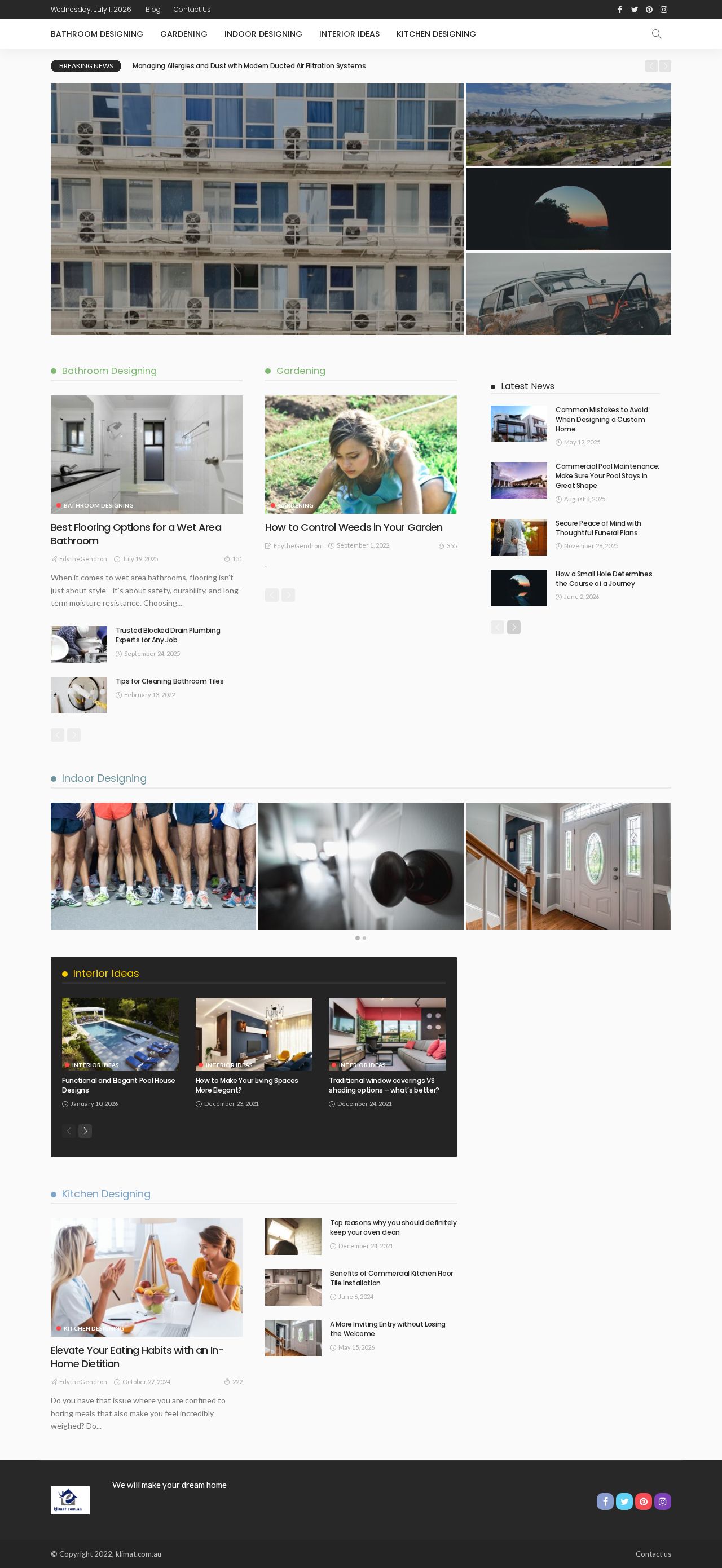 Klimat website