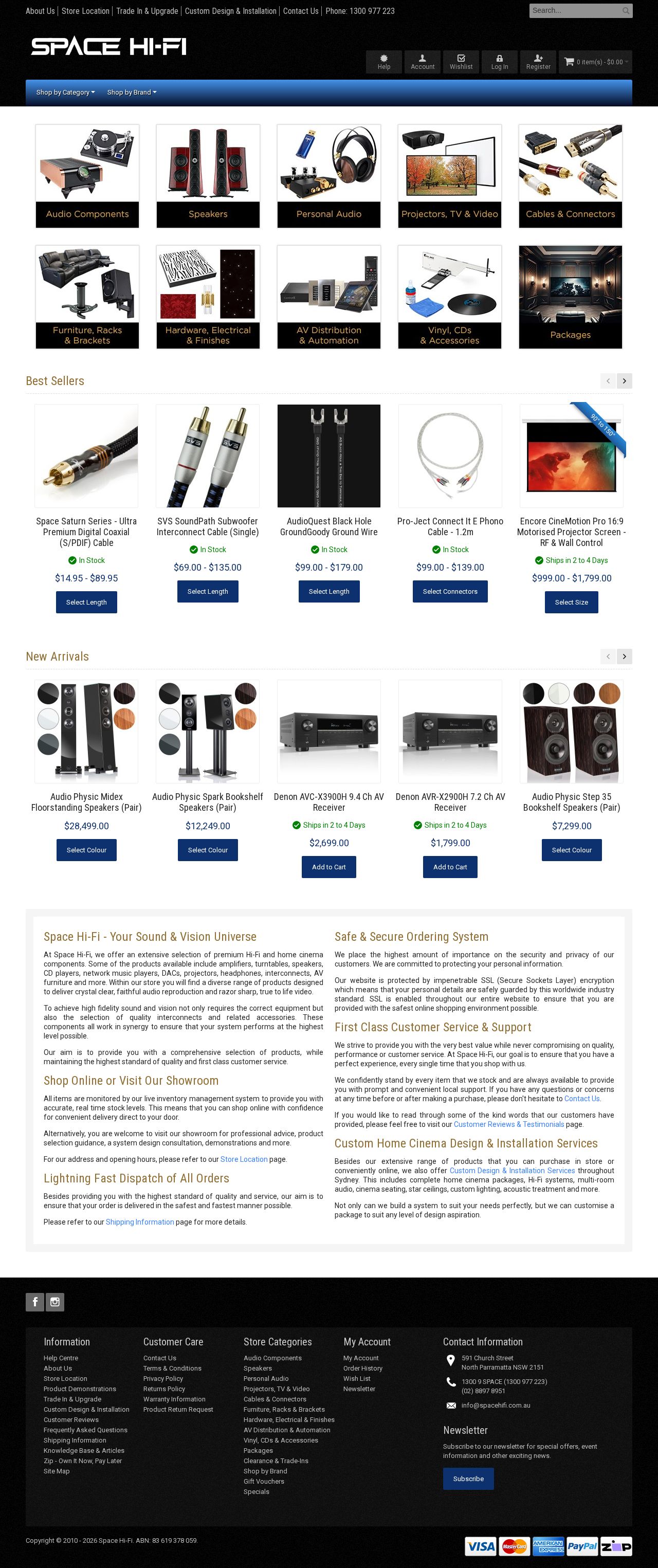 Space Hi-Fi website