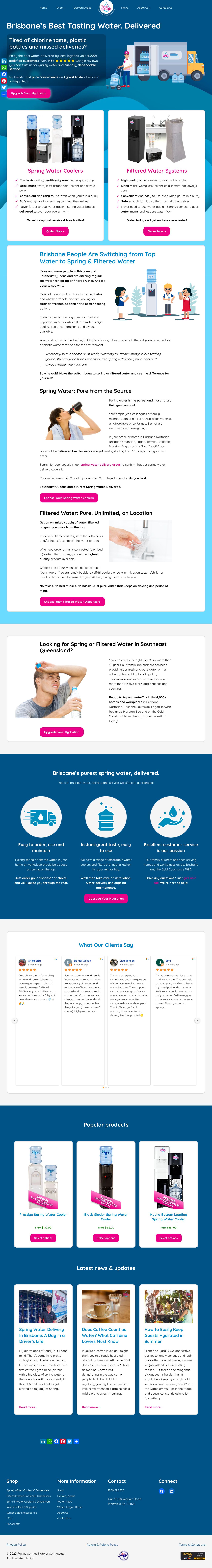 Pacific Springs website