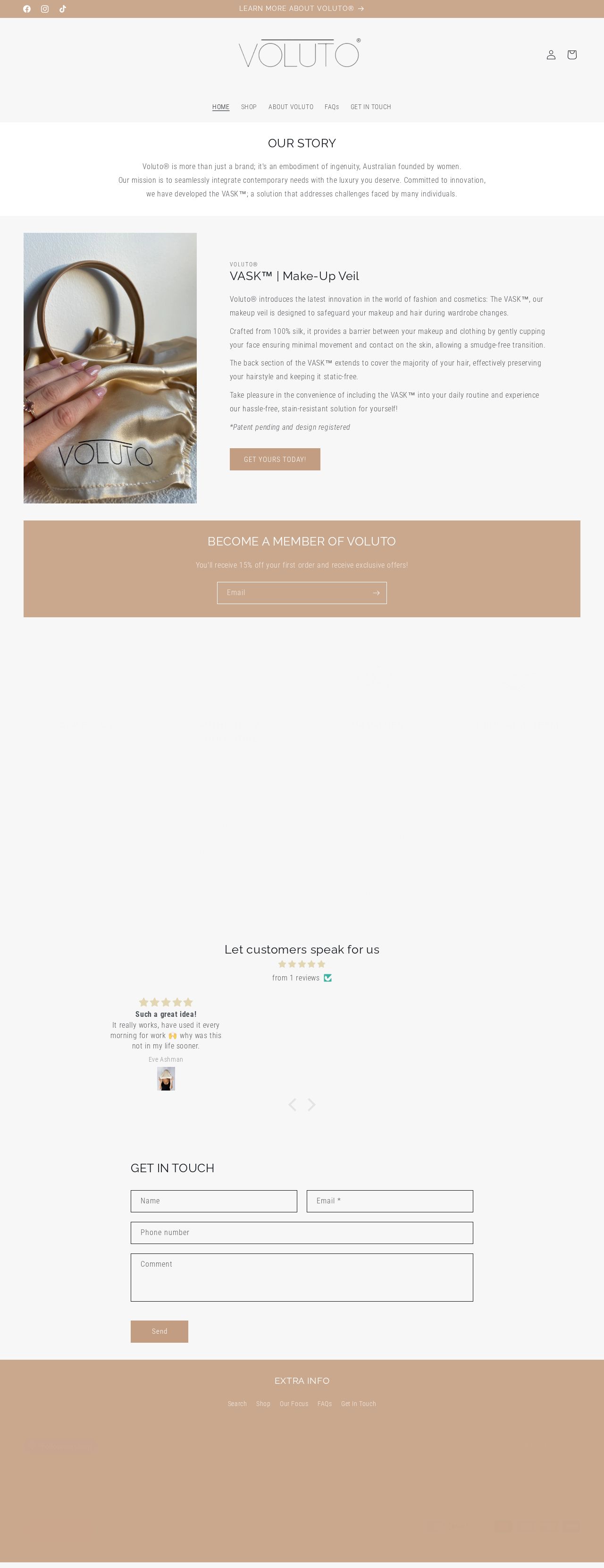 Voluto website