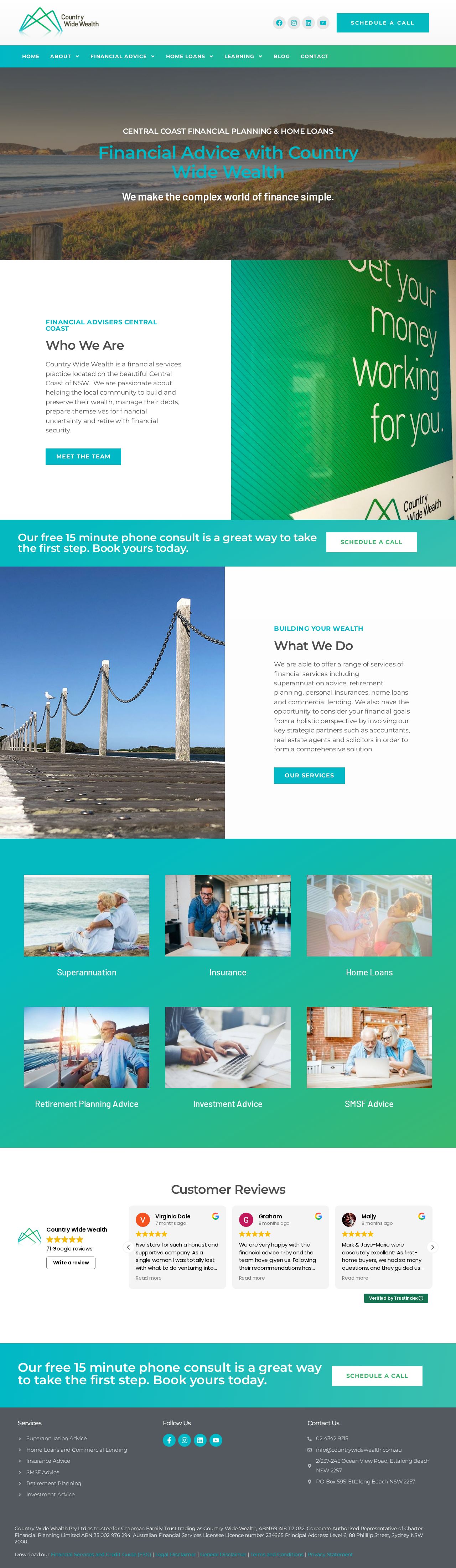 Qualified Financial Adviser website