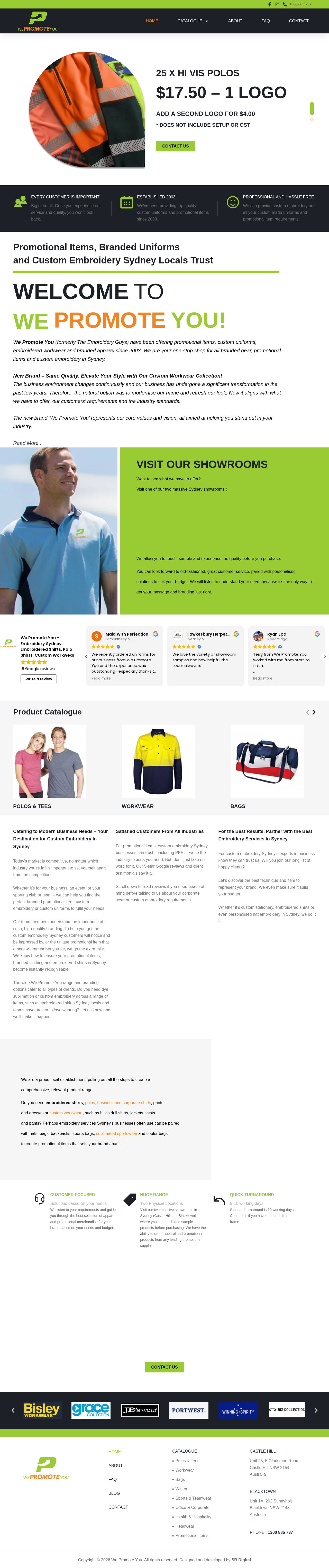 The Embroidery Guys website