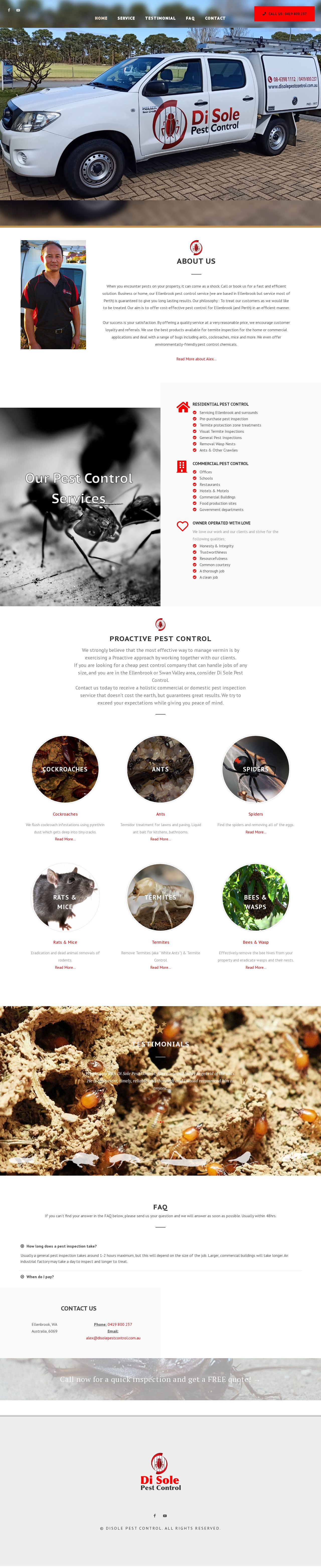 Pest Control You Can Trust website