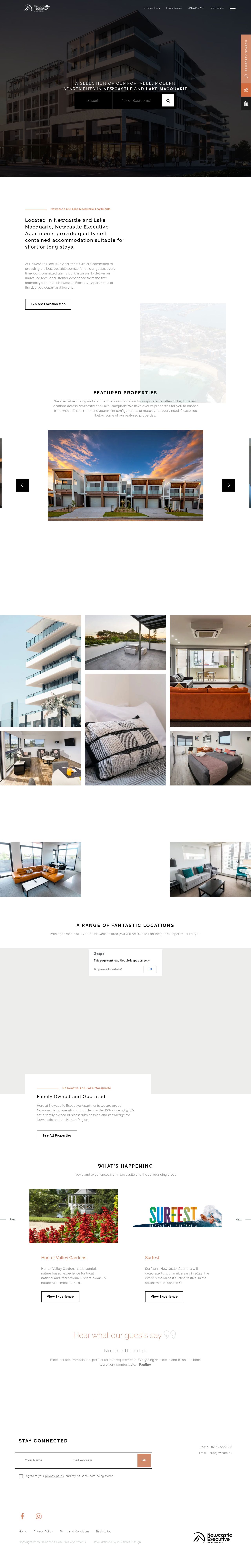 Cardiff Executive Apartments website