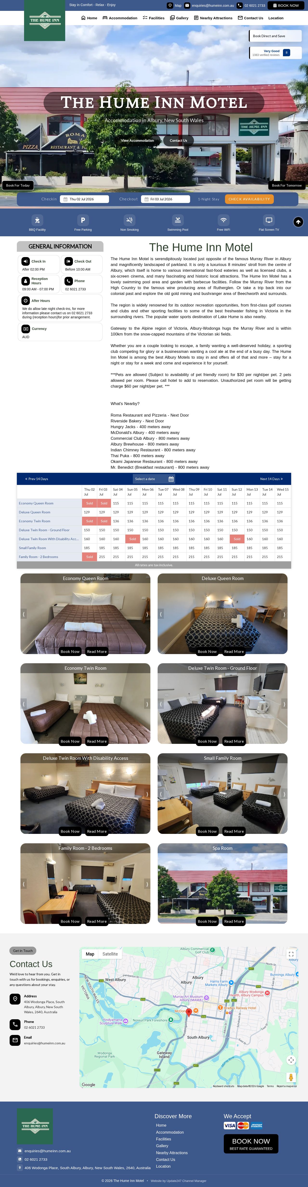 Golf Packages Murray River website