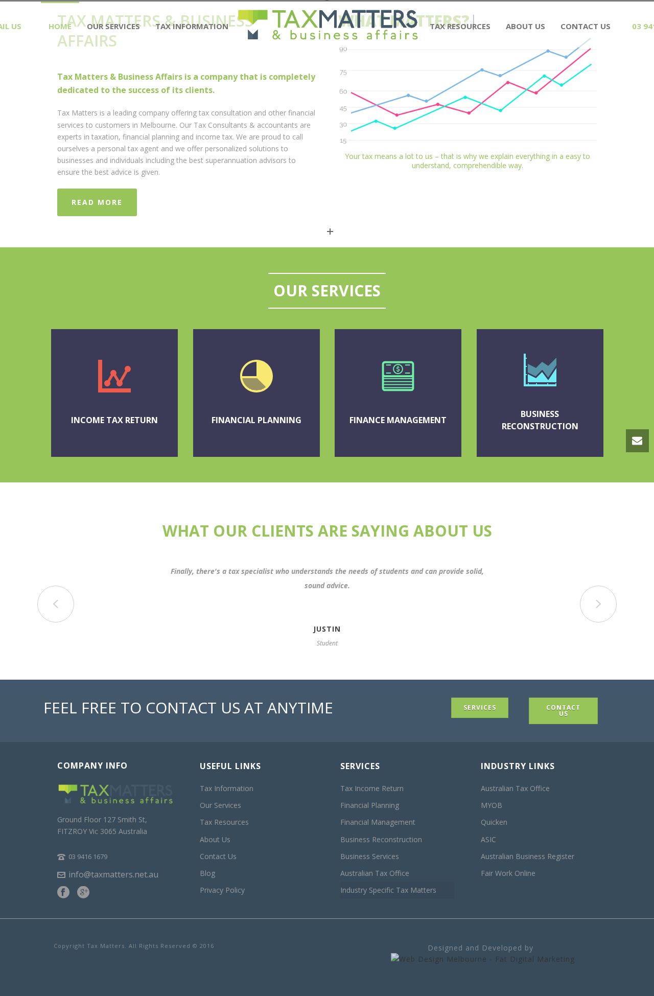 Tax Matters website