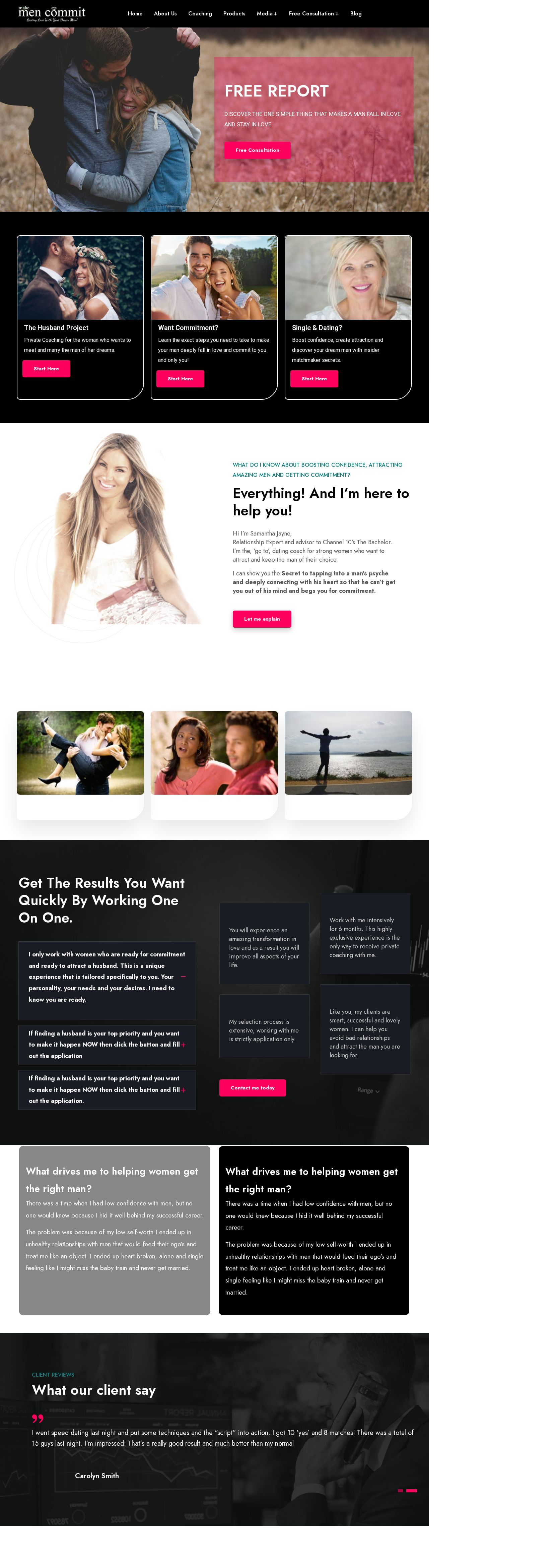 Make men commit website