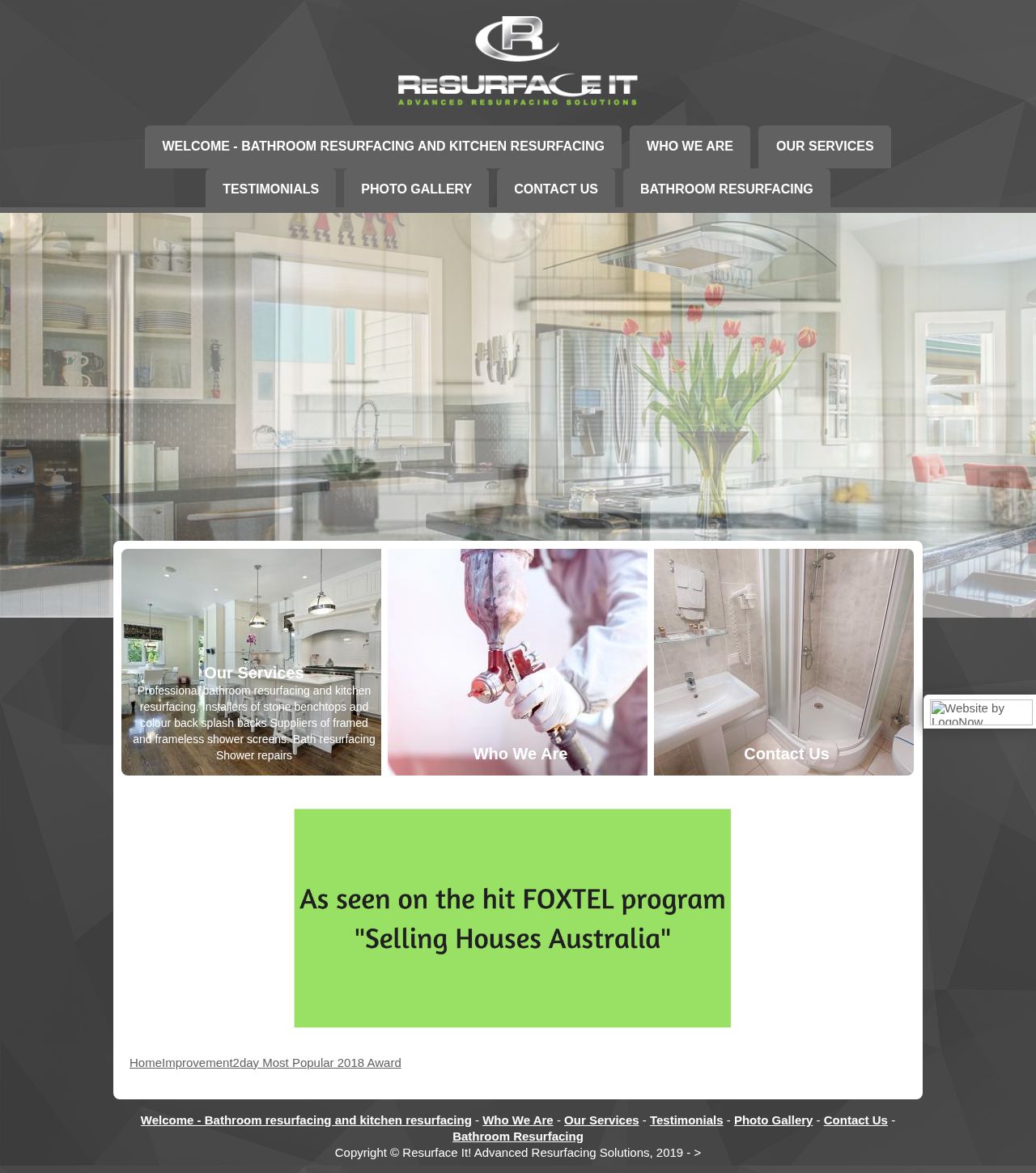 Resurface It! Advanced Resurfacing Solutions website