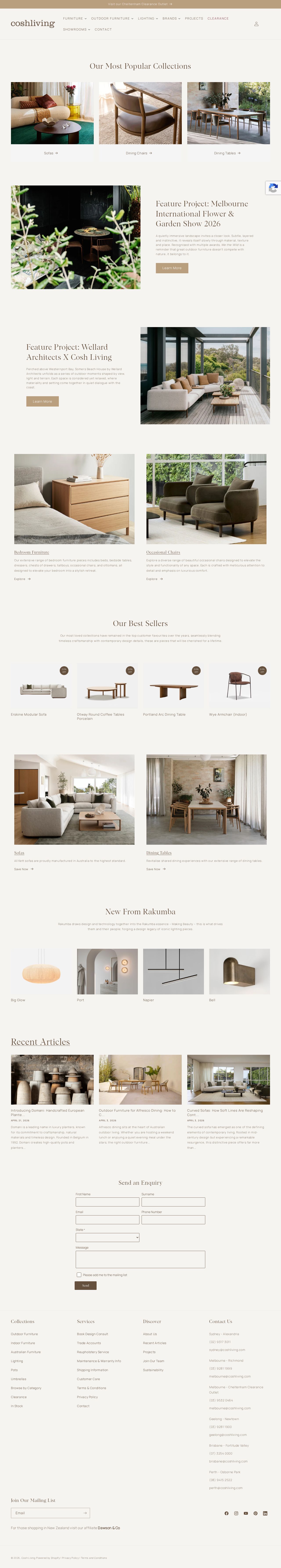 cosh living website