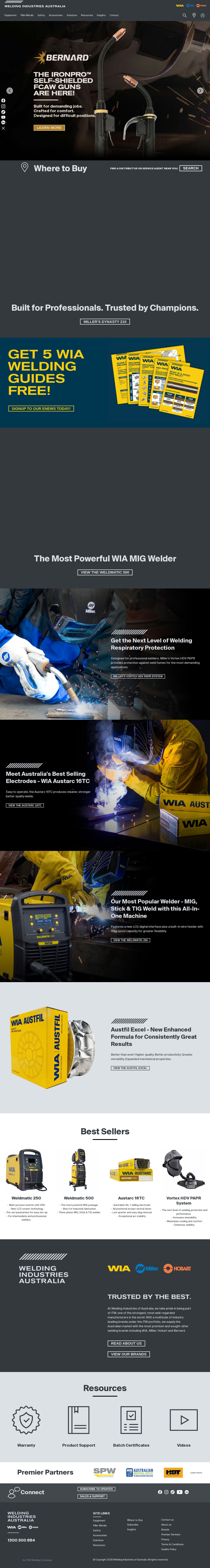 WIA Welding website