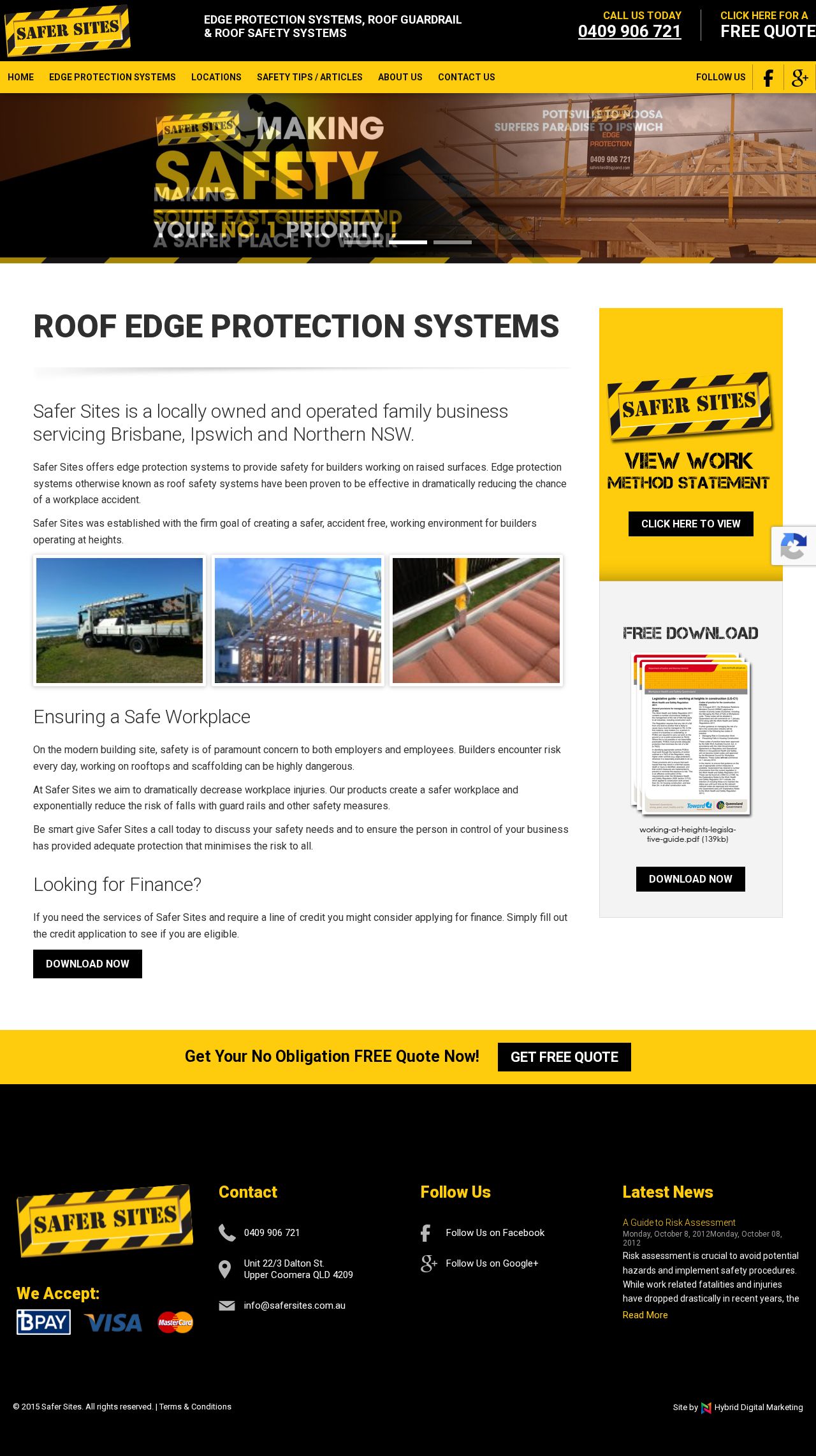 Safer Sites website