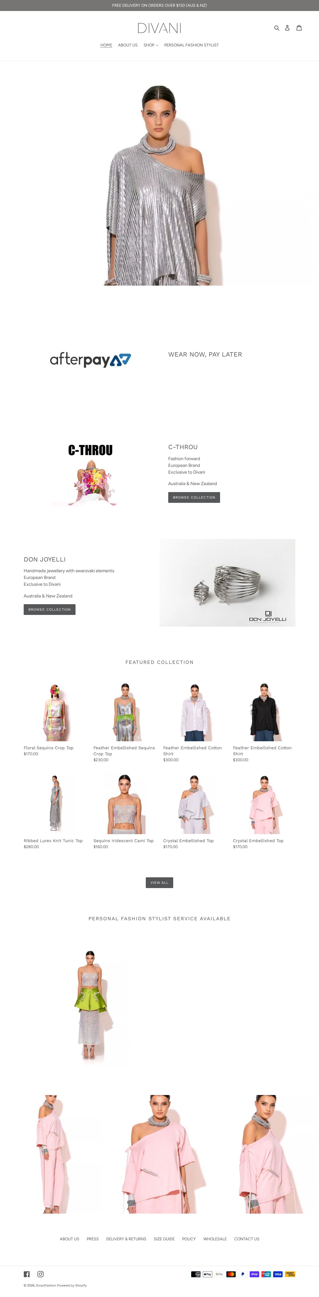 Divani Ladies Fashion website
