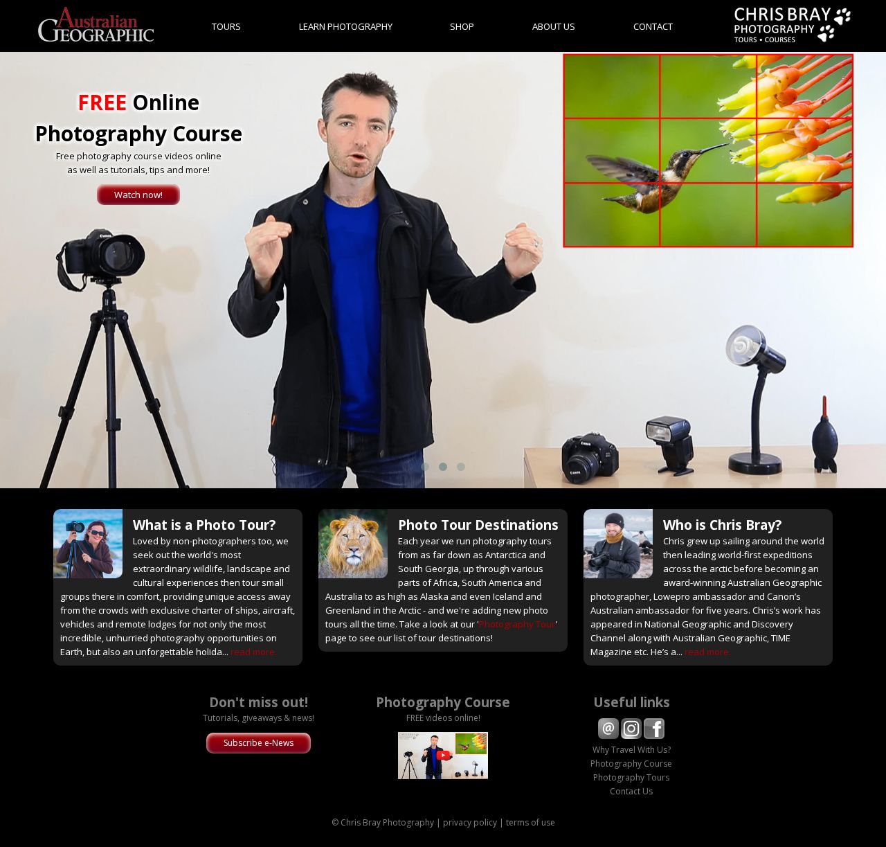 Photography Courses in Brisbane website