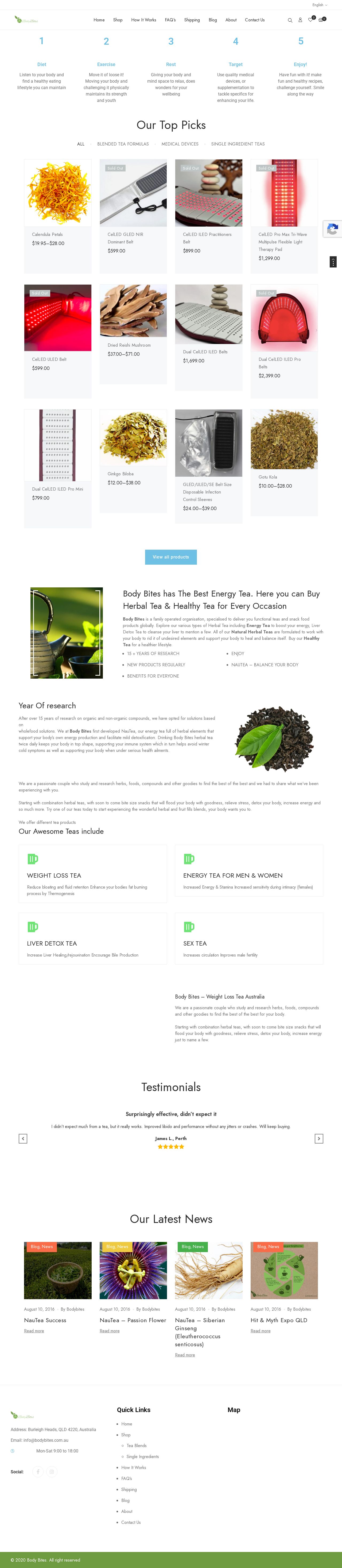 Body Bites website