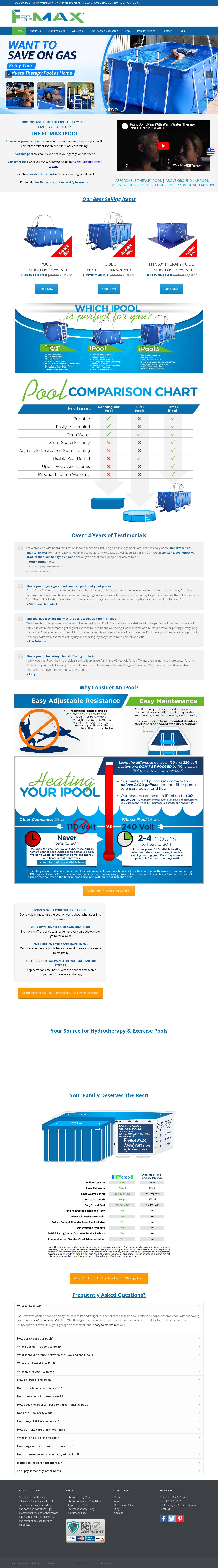 Above ground pool website