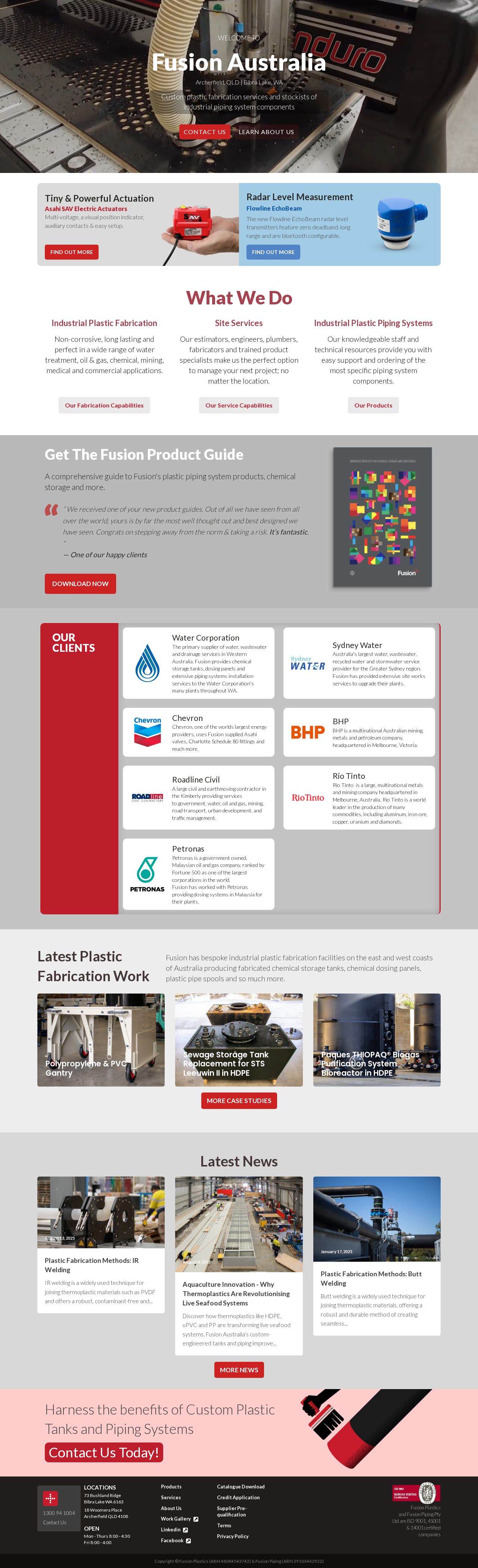 Fusion Plastics website