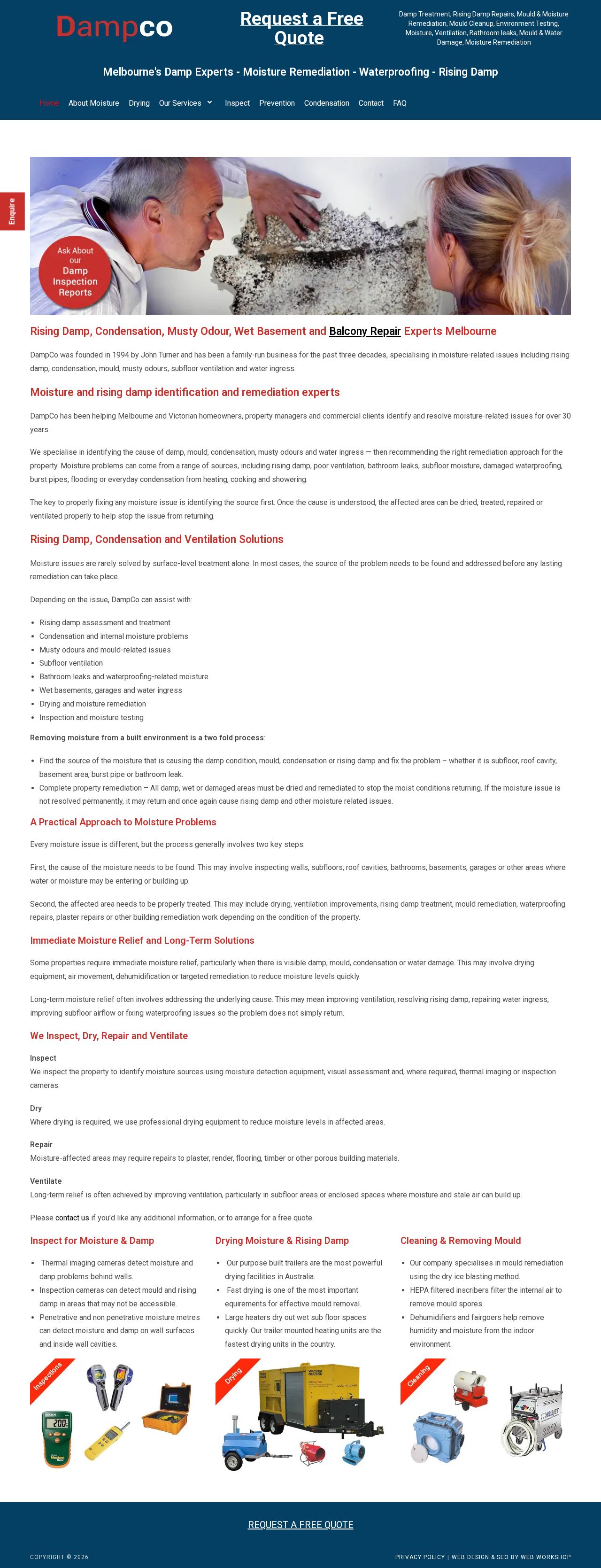 Dampco website