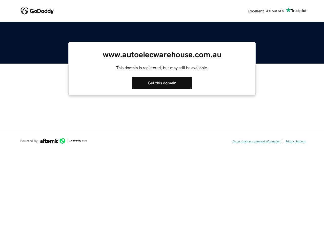 Autoelec Warehouse website