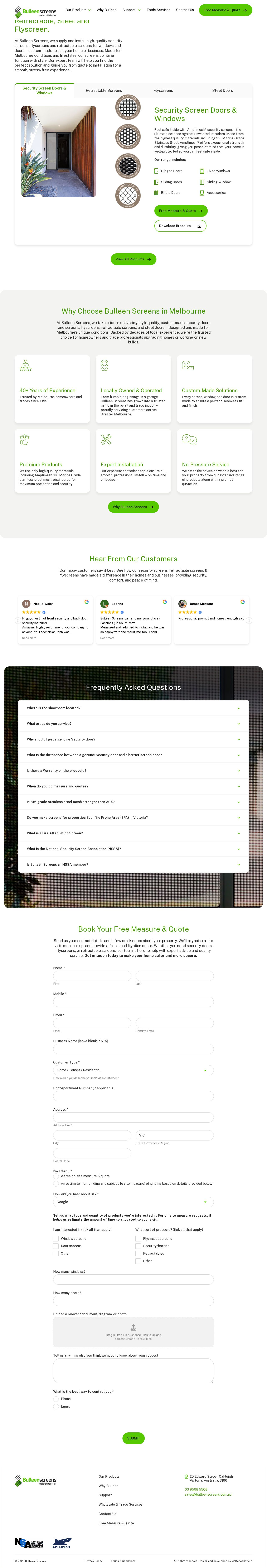 Security Screen Melbourne â Bulleen Screens website
