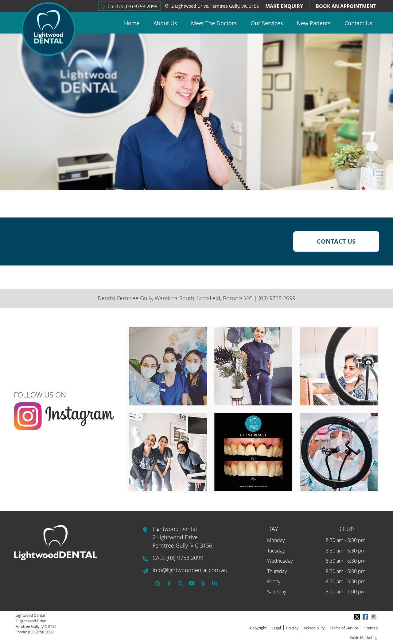 Lightwood Dental website