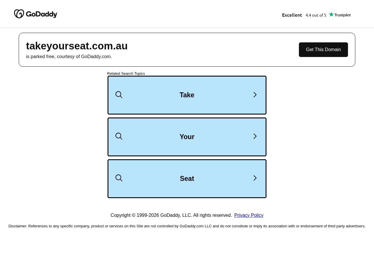 Take Your Seat website