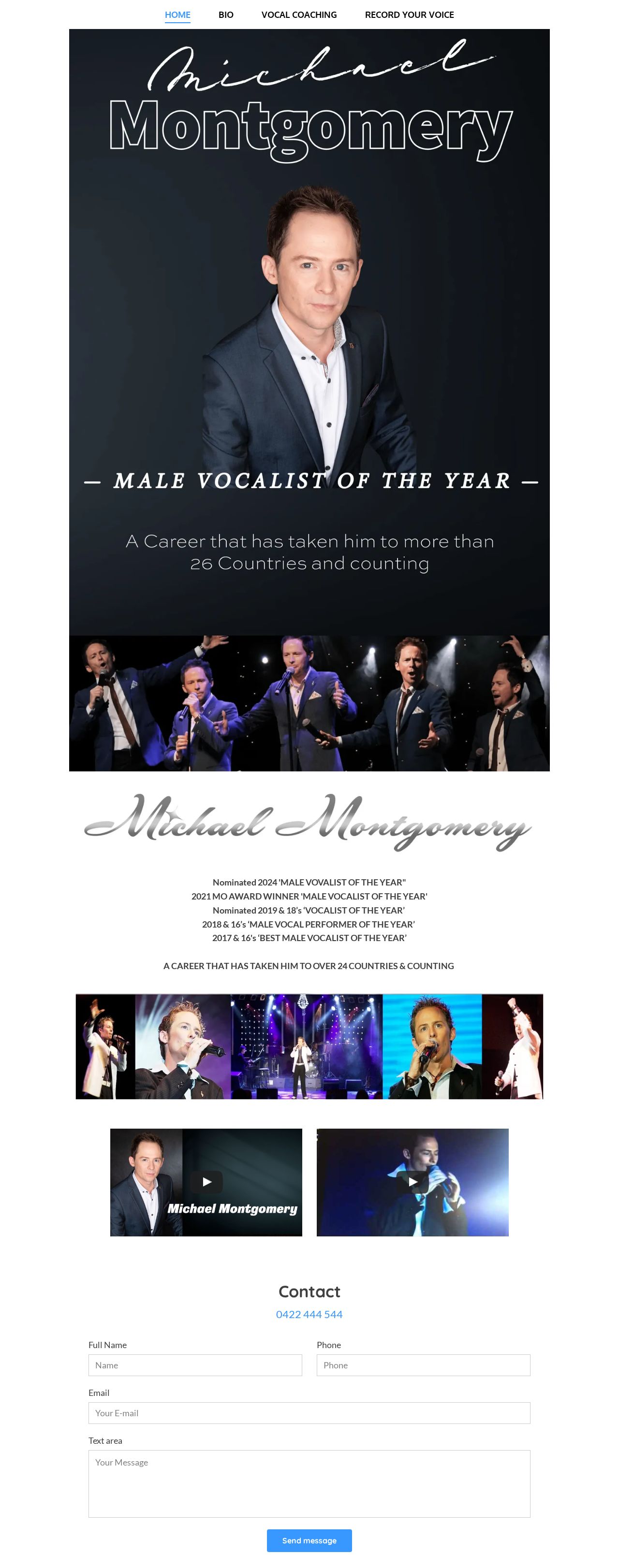 Singer website