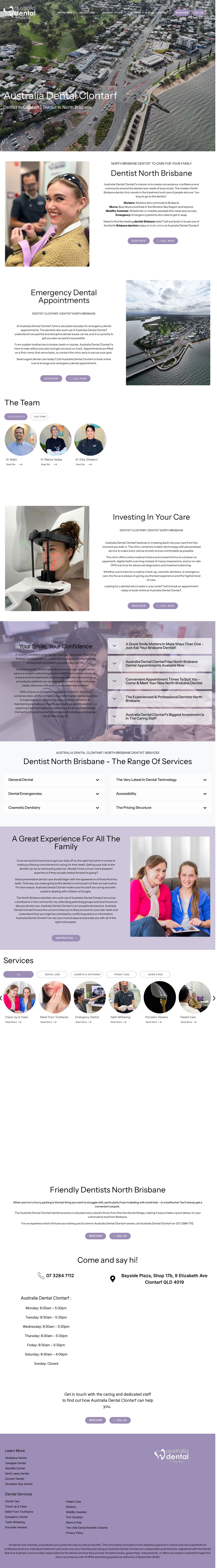 Australia Dental in Clontarf website