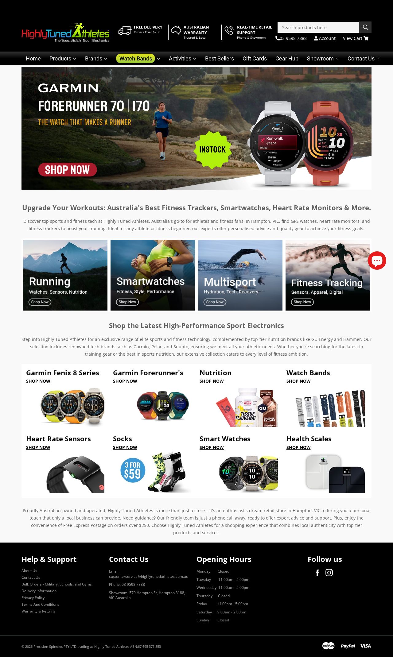 Precision Spindles Pty. Ltd. website