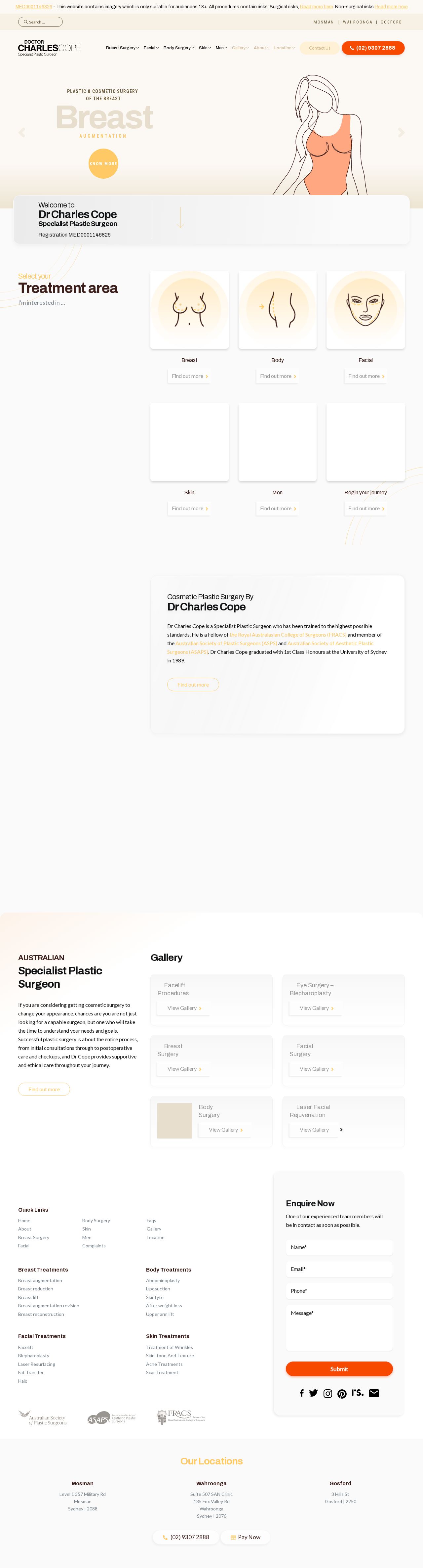 Dr Charles Cope website