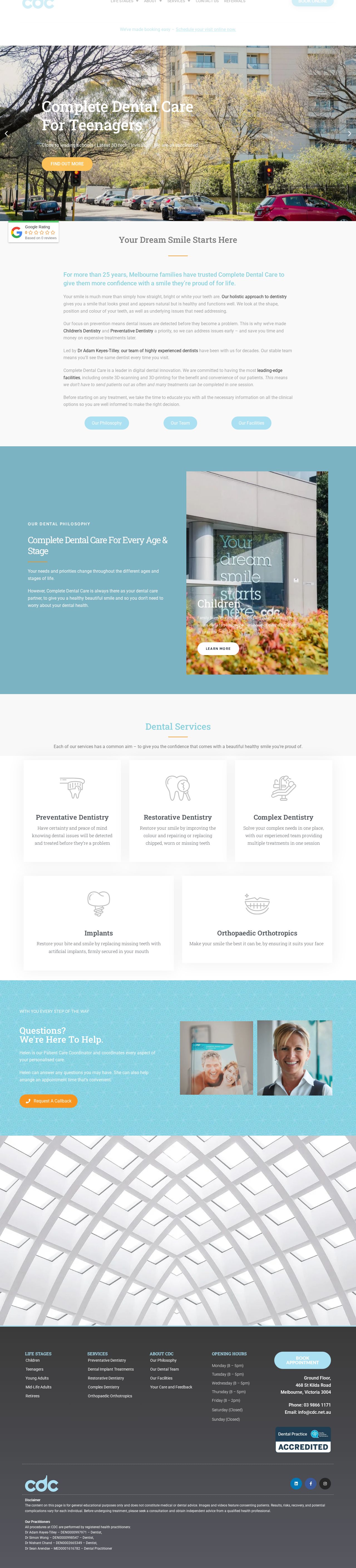 Cosmetic Dentistry Melbourne - Complete Dental Care Cosmetic Dentistry Melbourne website