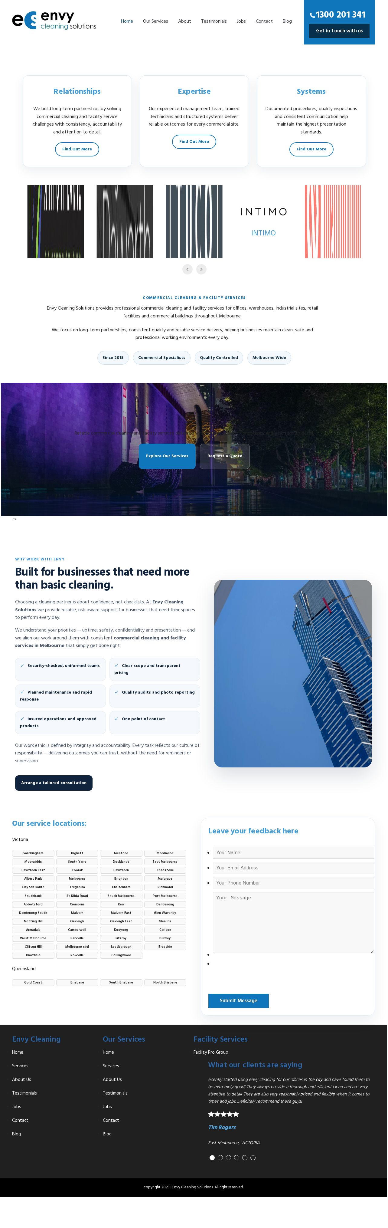 ENVY CLEANING SOLUTIONS PTY LTD website