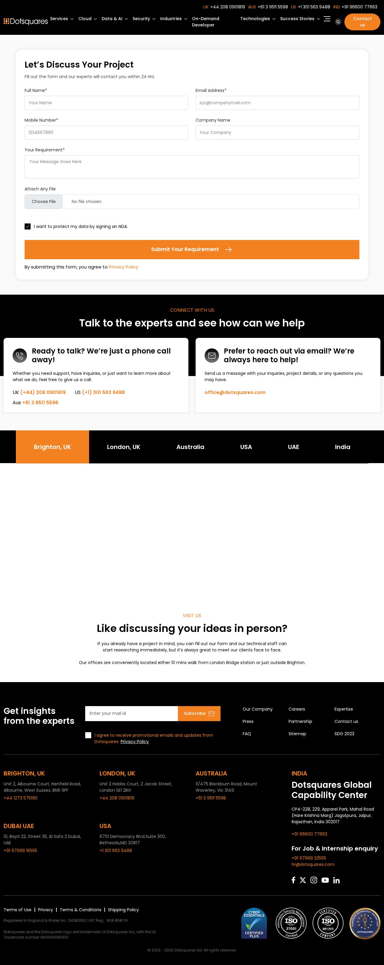 Dotsquares website