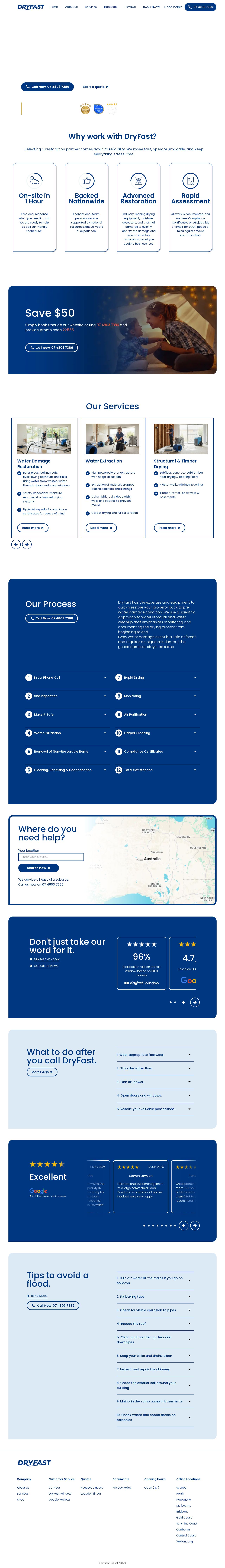 ChemDry DryFast website