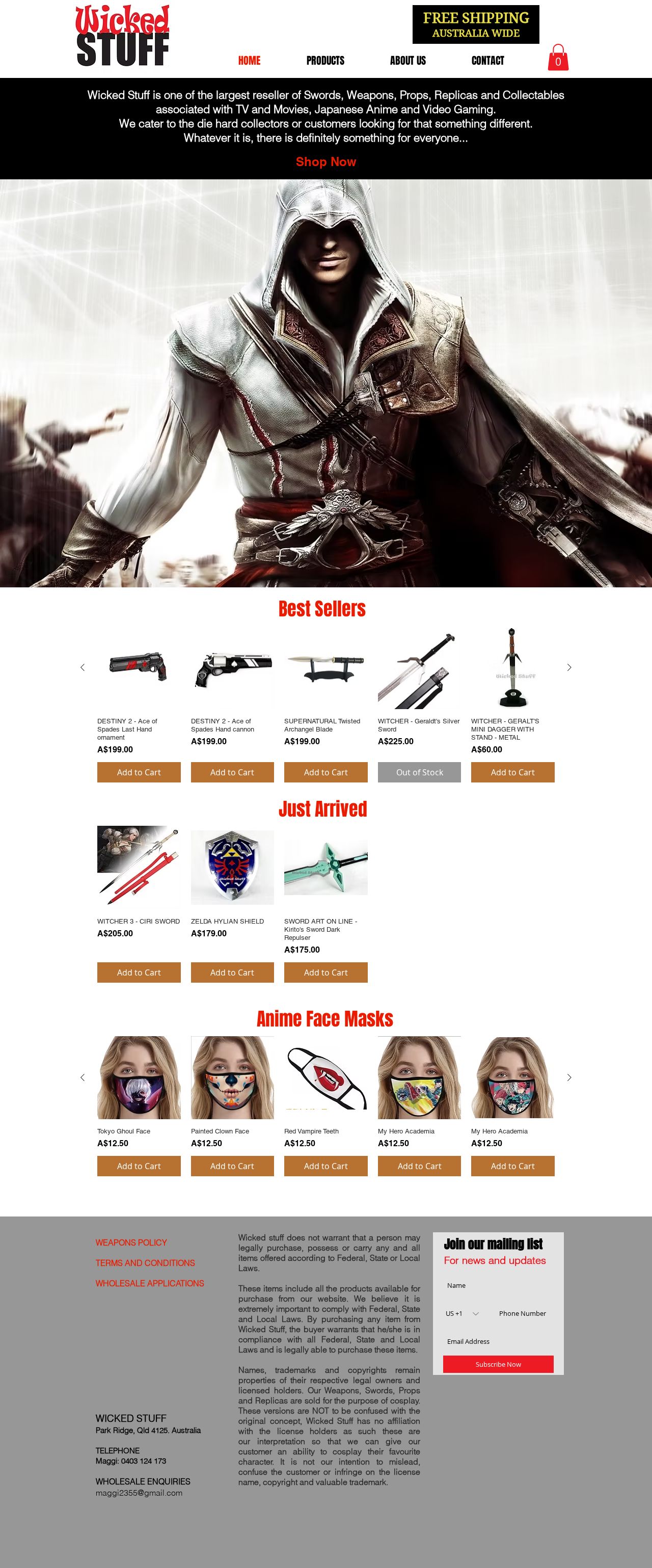 Wicked Stuff website