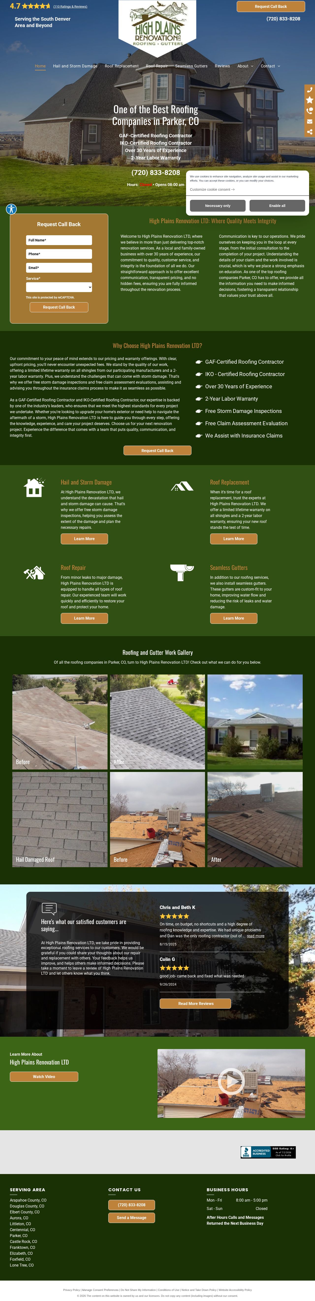 roofing companies in denver website