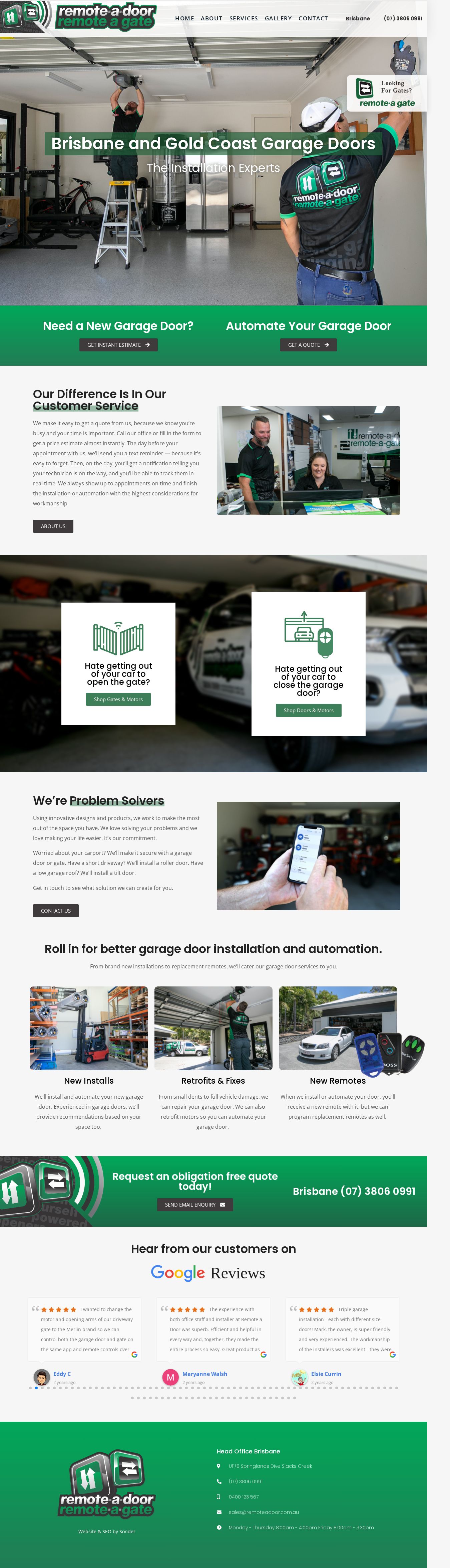 Remote-a-door website