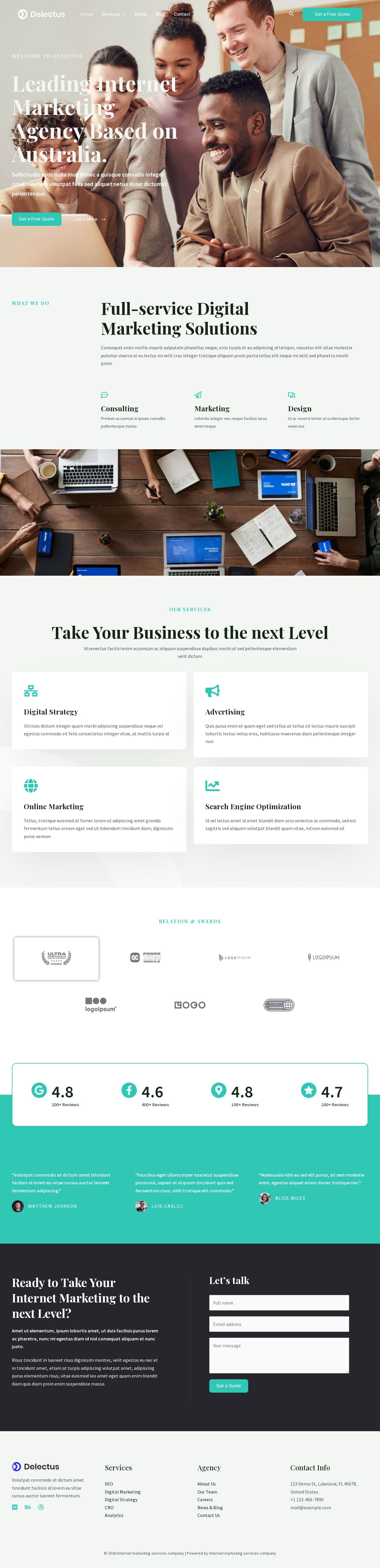 Internet Marketing Solution In Australia website