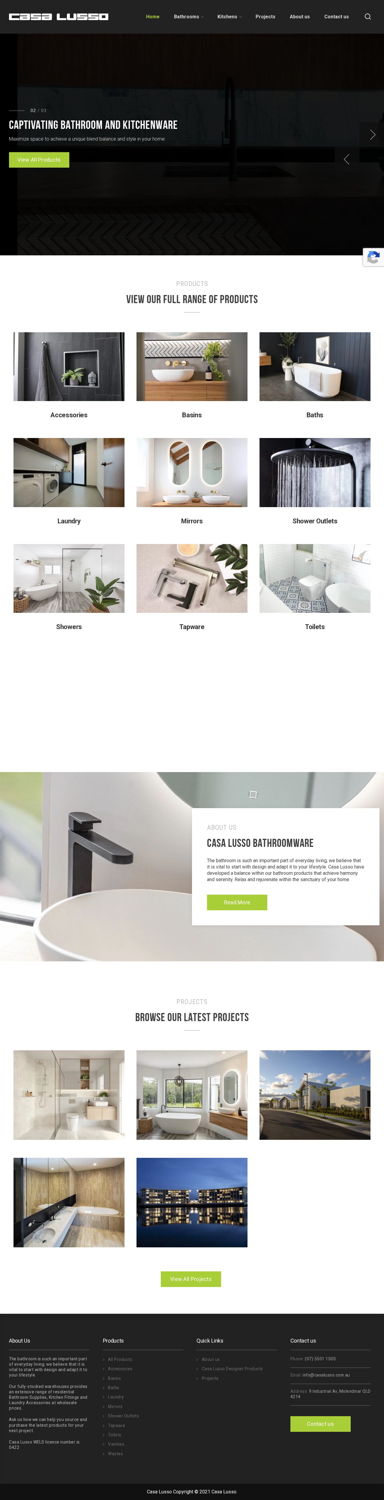 Casa Lusso website