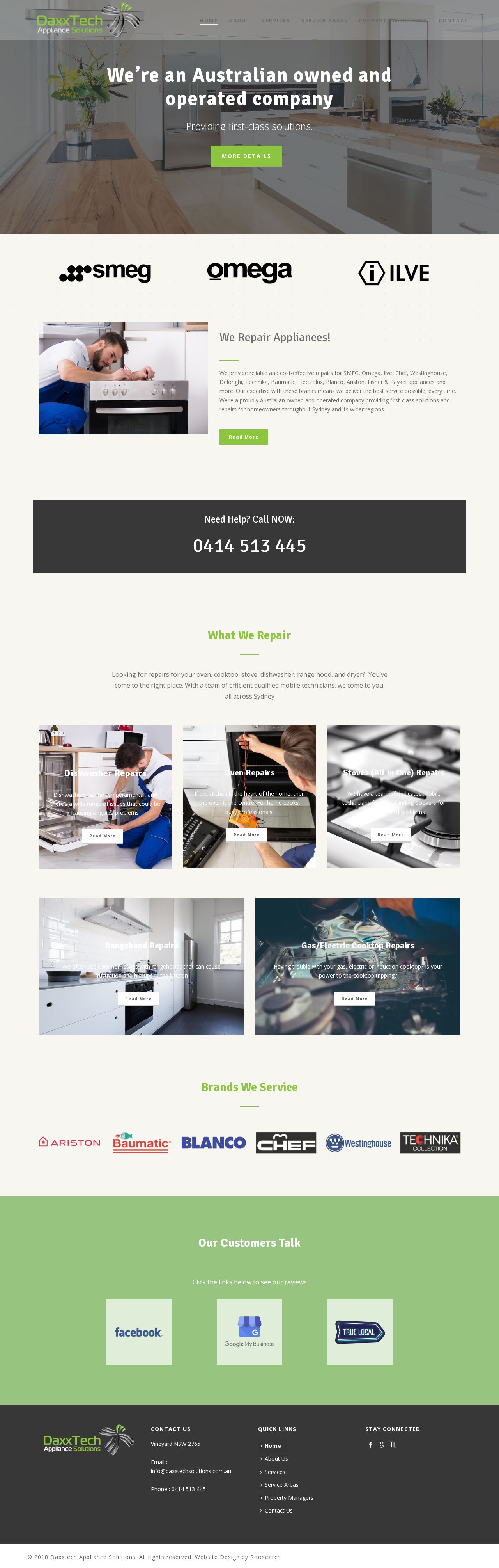 DaxxTech Solutions website